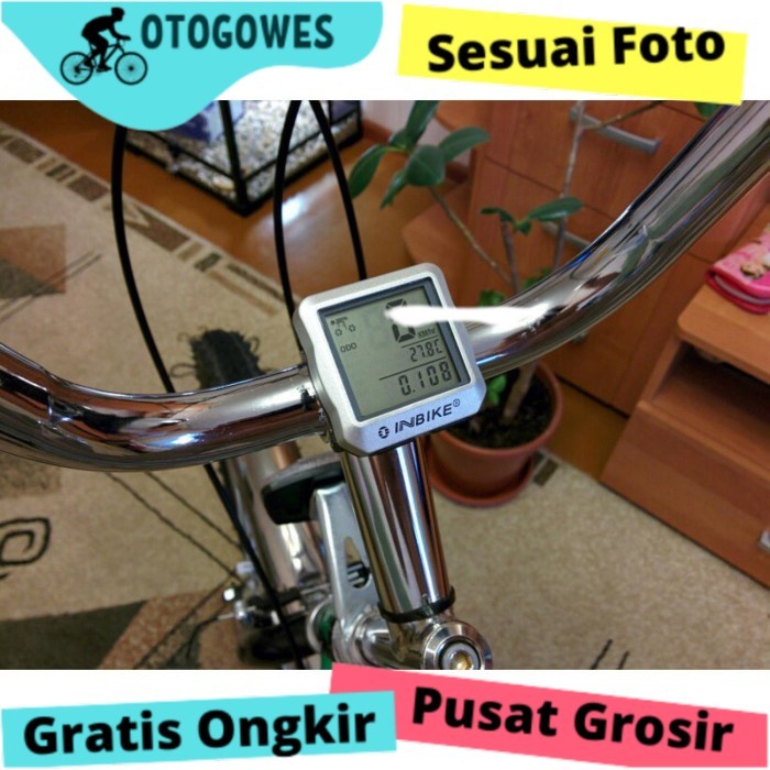 Speedometer sepeda gunung lipat 14 Function LCD Display
