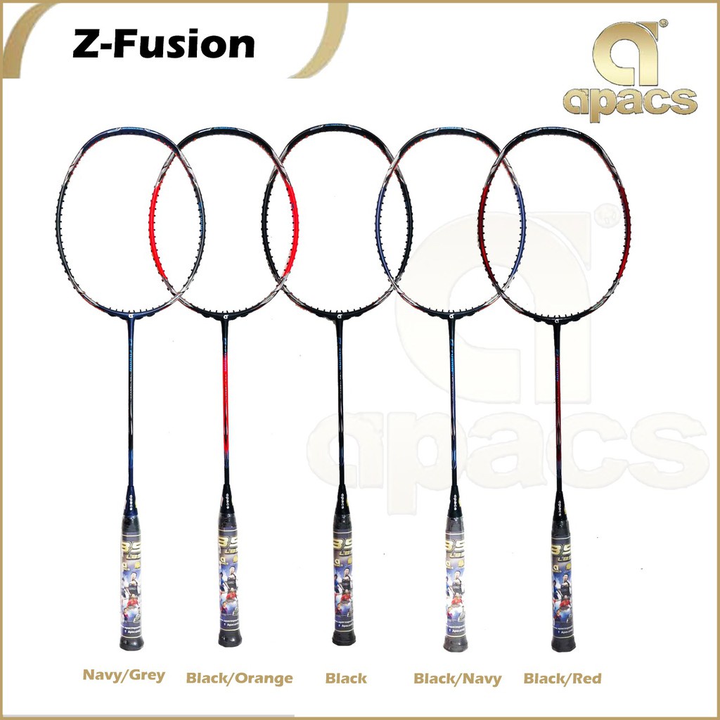 Raket Badminton APACS Z FUSION Low vibration 35 LBS 5U-G2 ORIGINAL