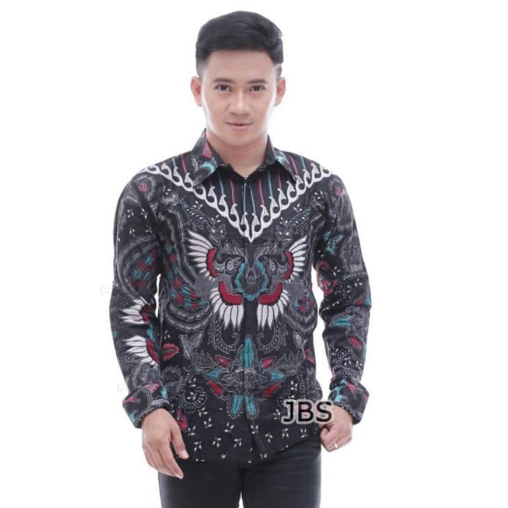 Kemeja Pria Batik Motif Merak
