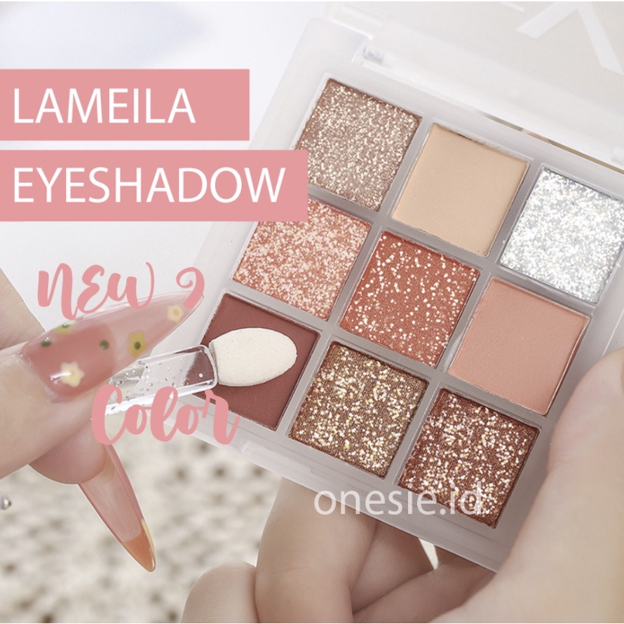 LAMEILA Eyeshadow All i see You 9 Colors Highlighter Pallete LA059