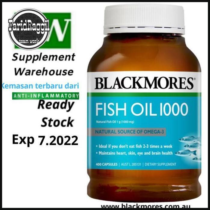 Blackmores Fish Oil 1000mg Omega 3 - 400 caps