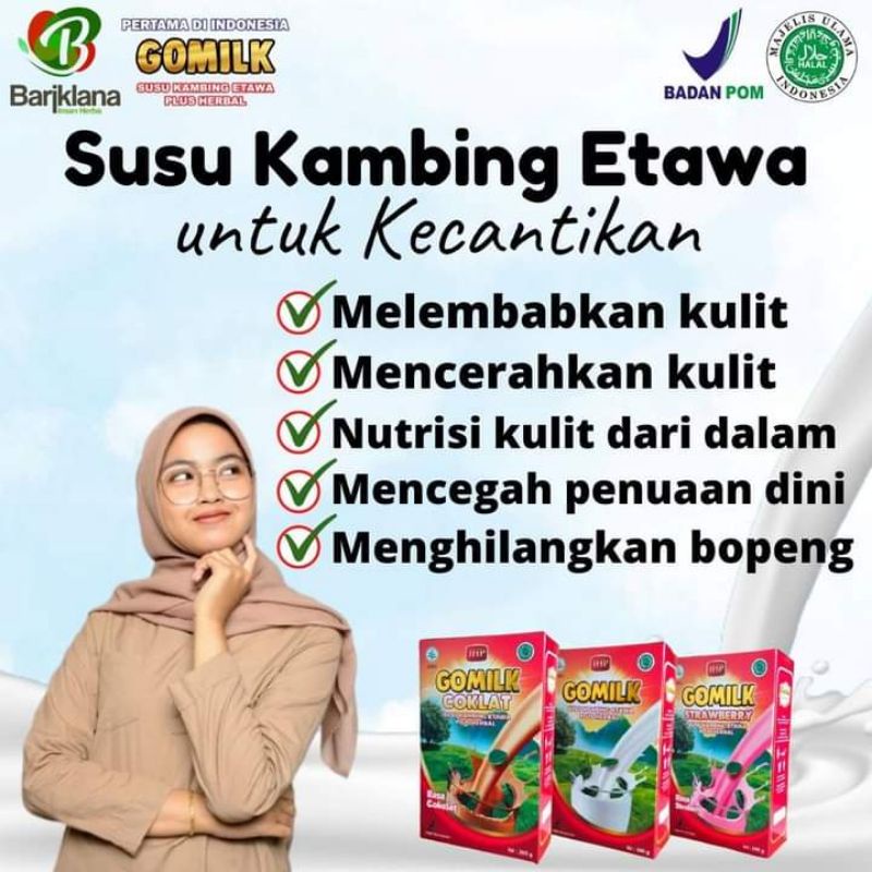 

SUSU | SUSU BUBUK | SUSU GOMILK | SUSU KAMBING ETAWA | KECANTIKAN