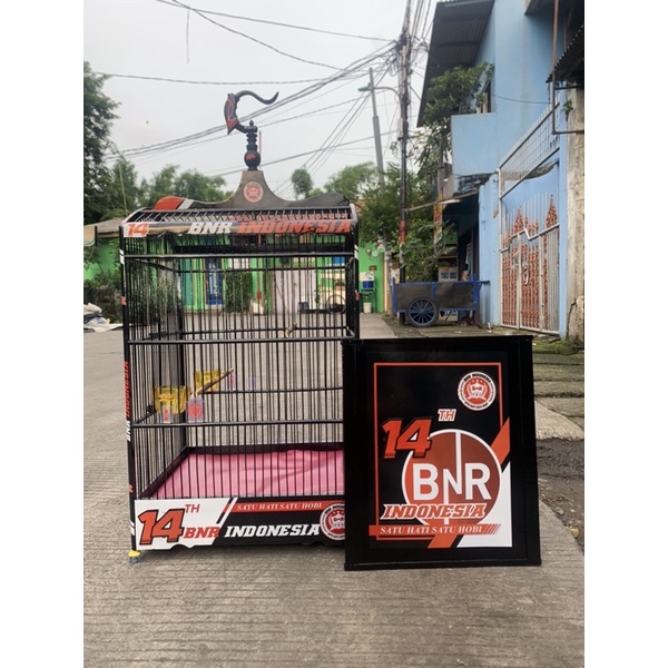 SANGKAR KANDANG KOTAK BNR 14th DECAL NEW NO 2