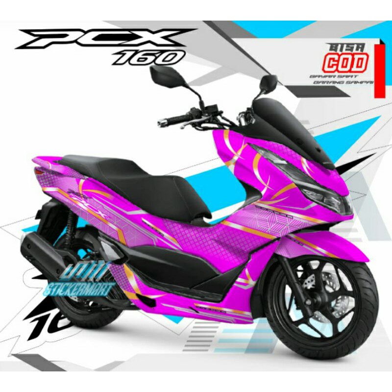 Sticker Decal PCX 160 Full Body Pink Banyak warna Pilihan