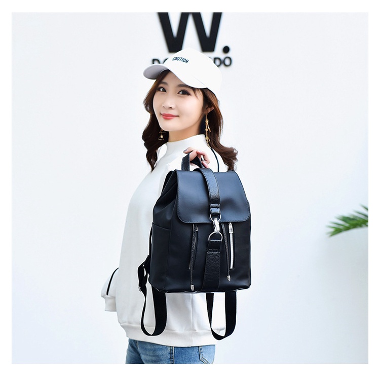 Satu7an T244 Tas Ransel Wanita Fashion Style Korea Outdoor Trendy Women Backpack Tas Punggung Cewek Sekolah Kuliah Nilon