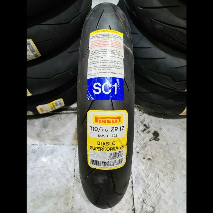 BAN MOTOR  PIRELLI DIABLO SUPERCORSA SC1 110/70 ZR17 V3