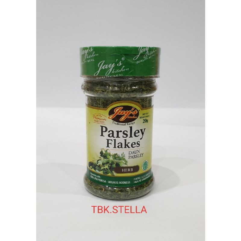 

JAY'S PARSLEY FLAKES 20 GR / DAUN PARSLEY