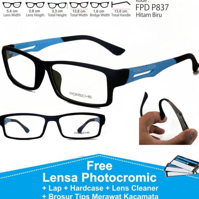 Kulaitas Terjamin Kacamata Sporty Lensa Photocromic Minus Baca Frame Pria Wanita Hitam Kulalitas Shopee Indonesia