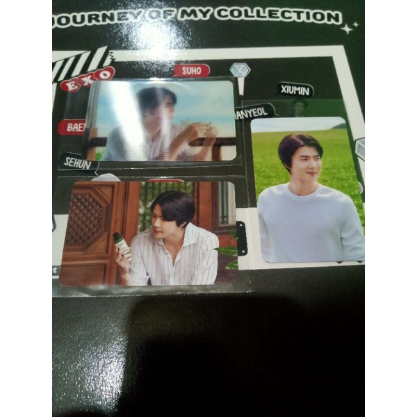 PhotoCard official by somebymi x sehun