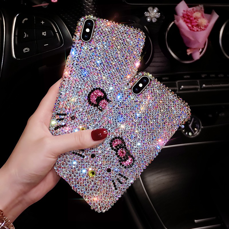 Case HP dengan Hiasan Hello Kitty untuk vivo V15 Pro V11 Case HP dengan Hiasan Hello Kitty untuk vivo V15 Pro V11