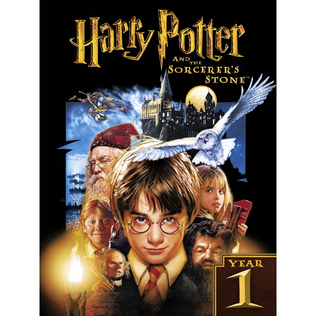 Kaset FiIm DVD: Harry Potter 1 - Harry Potter and the Sorcerer's Stone (2001)