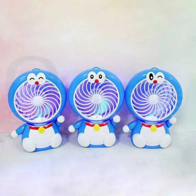 Kipas angin duduk mini doraemon
