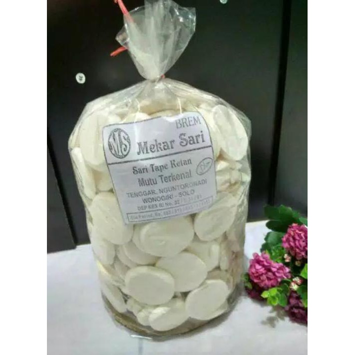 

Vania Snack Brem Mekarsari Asli Wonogiri Kemasan 1 kg/ Brem Solo /Brem Putih/ Brem Manis/Snack Jadul