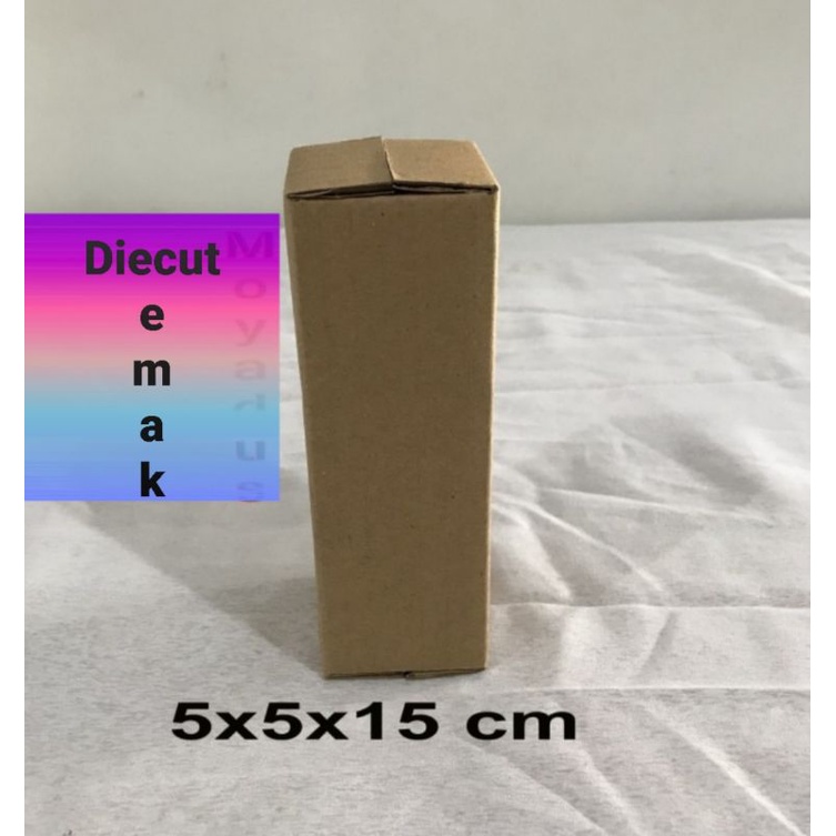 

Kardus / box / uk. 5 x 5 x 15 cm / karton packing polos baru ST