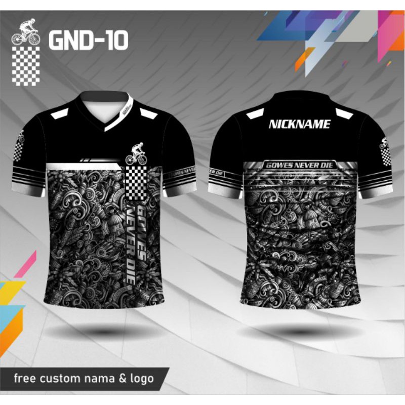 baju sepeda gowes kaos jersey pria