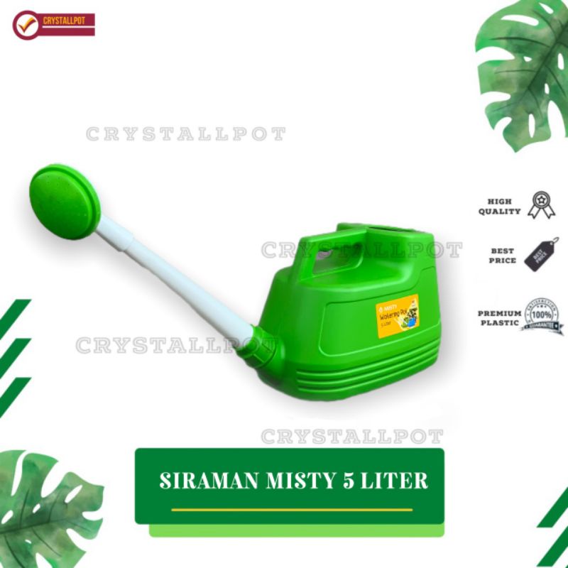 SIRAMAN TANAMAN WATERING POT MISTY 5 LITER PENYIRAM TANAMAN - HIJAU