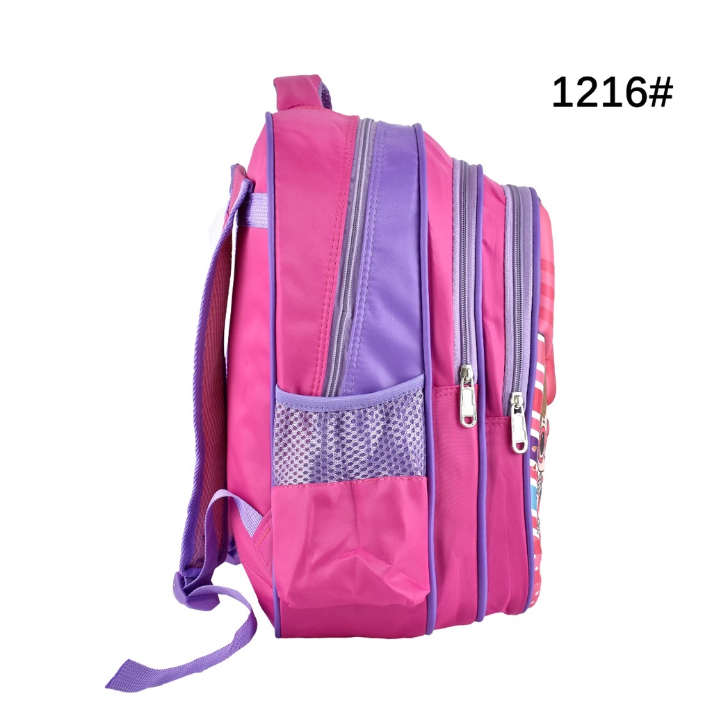 Tas Sekolah Cartoon 1216 Girls 16 Inch Tas Anak Cewek Ransel Sekolah (Frozen,LOL,Sofia,&amp;Unicorn)