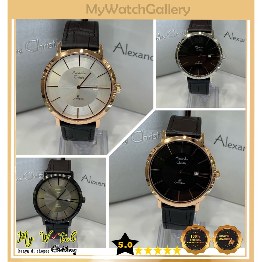 Jam Tangan Alexandre Christie / Alexander Pria AC 8599 MD Original Diameter 4,1 cm