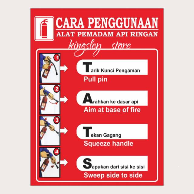 Akrilik Cara penggunaan APAR Shopee Indonesia