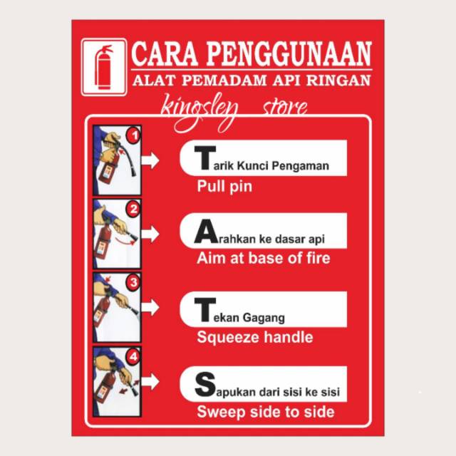 Cara Penggunaan Apar Footcrimson