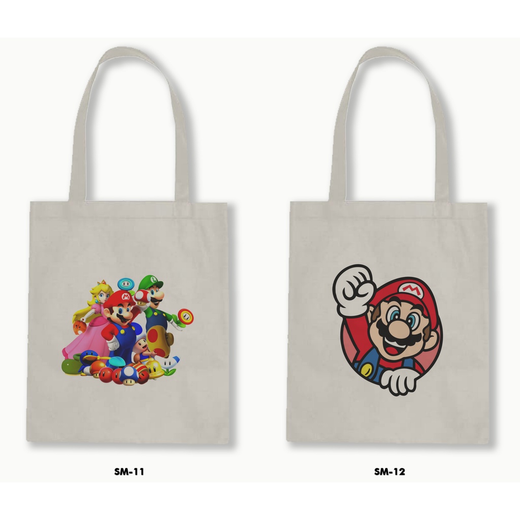 TOTE BAG BLACU - SUPER MARIO BROS 01