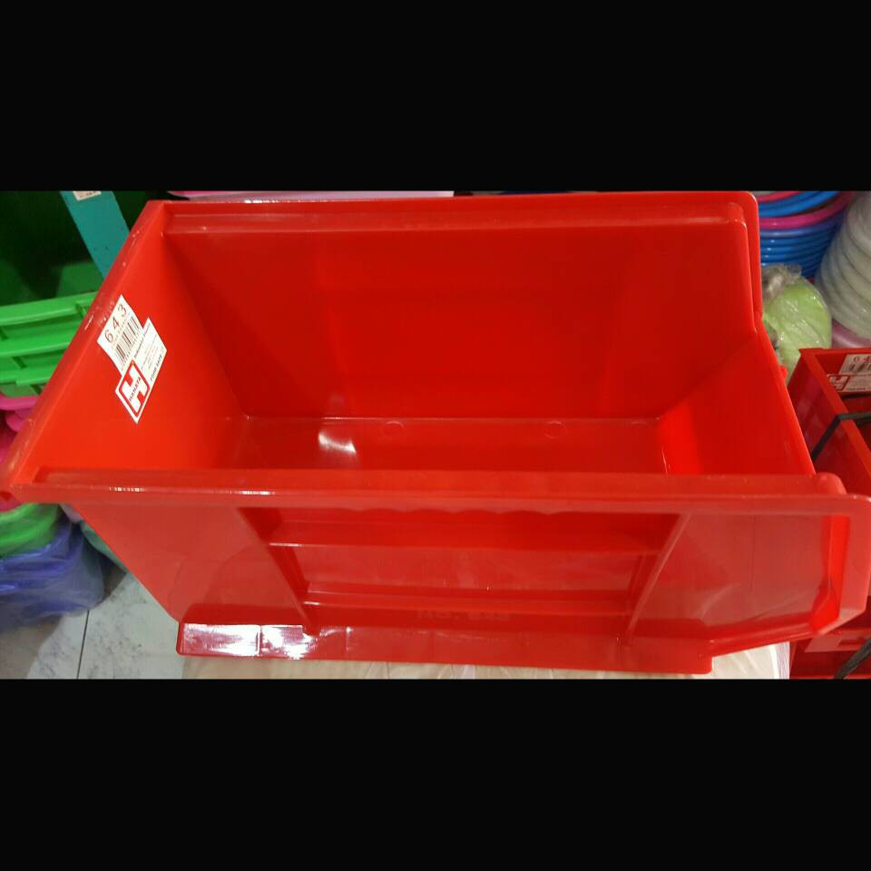 37x20x17 Jolly Box Hanata 643 / Kotak Perkakas No 400 / Box Container Spare Part Baut Bengkel Tool Box Plastik