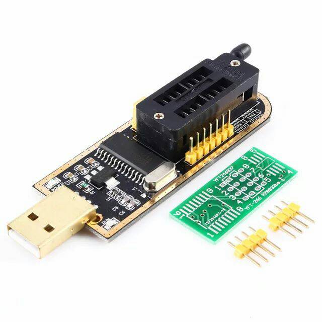 ALAT FLASH MAINBOARD TV CH341A LCD FLASH USB PROGRAMMER SPI EEPROM