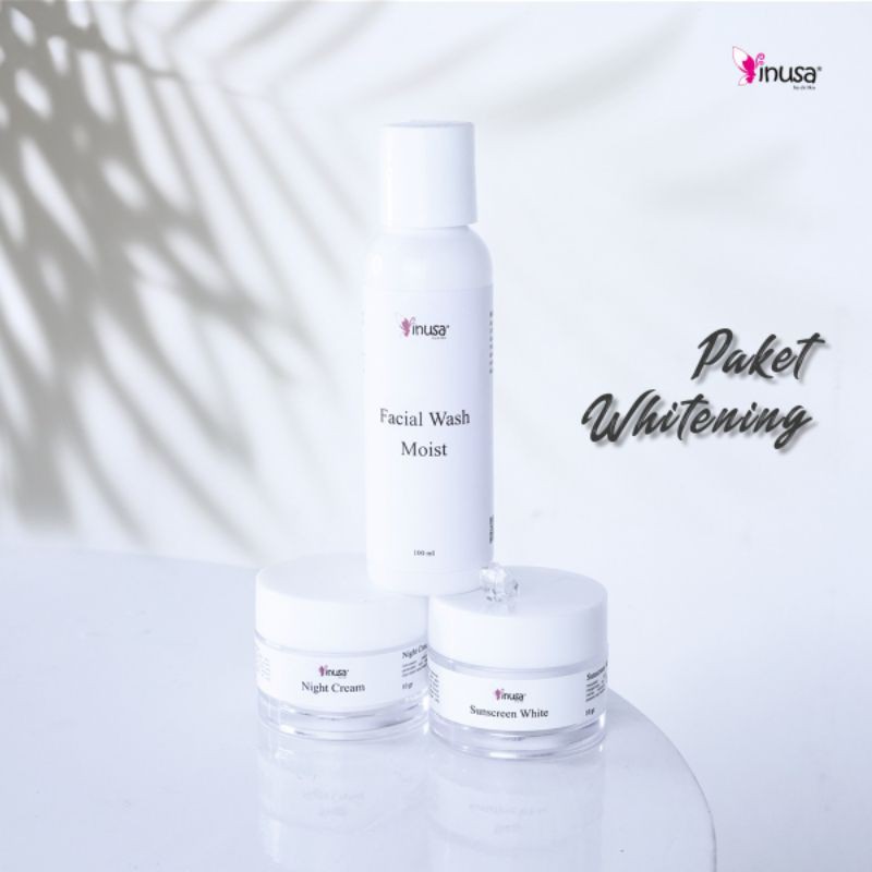 paket whitening glowing inusa skincare