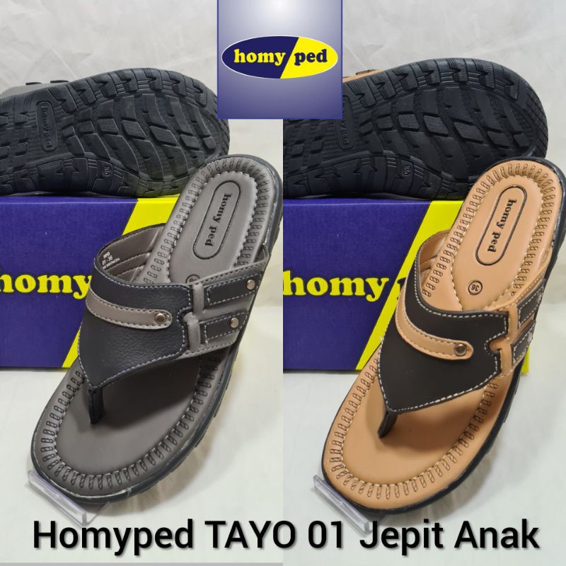 Sandal Sopan Anak HOMYPED Tayo Jepit & Slop (Tanggung)
