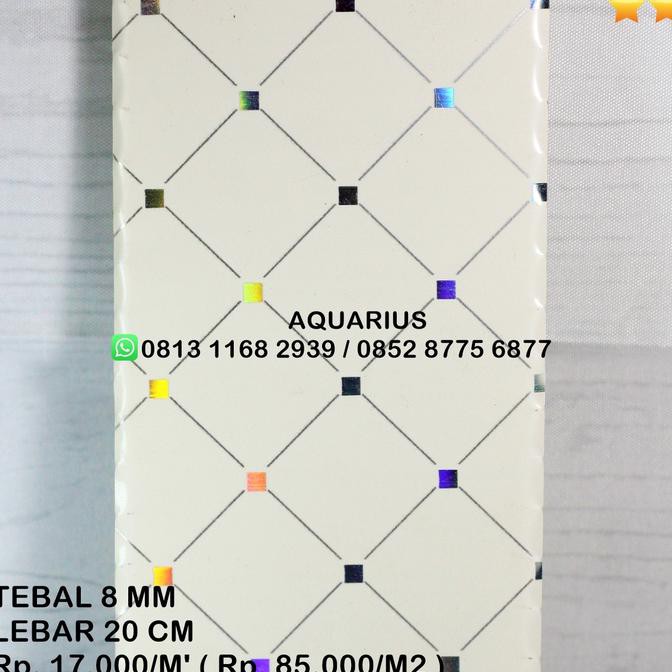 Plafon Pvc Nusahome White Based 15 Terpasang ( Bpk. Rony - Graha Raya