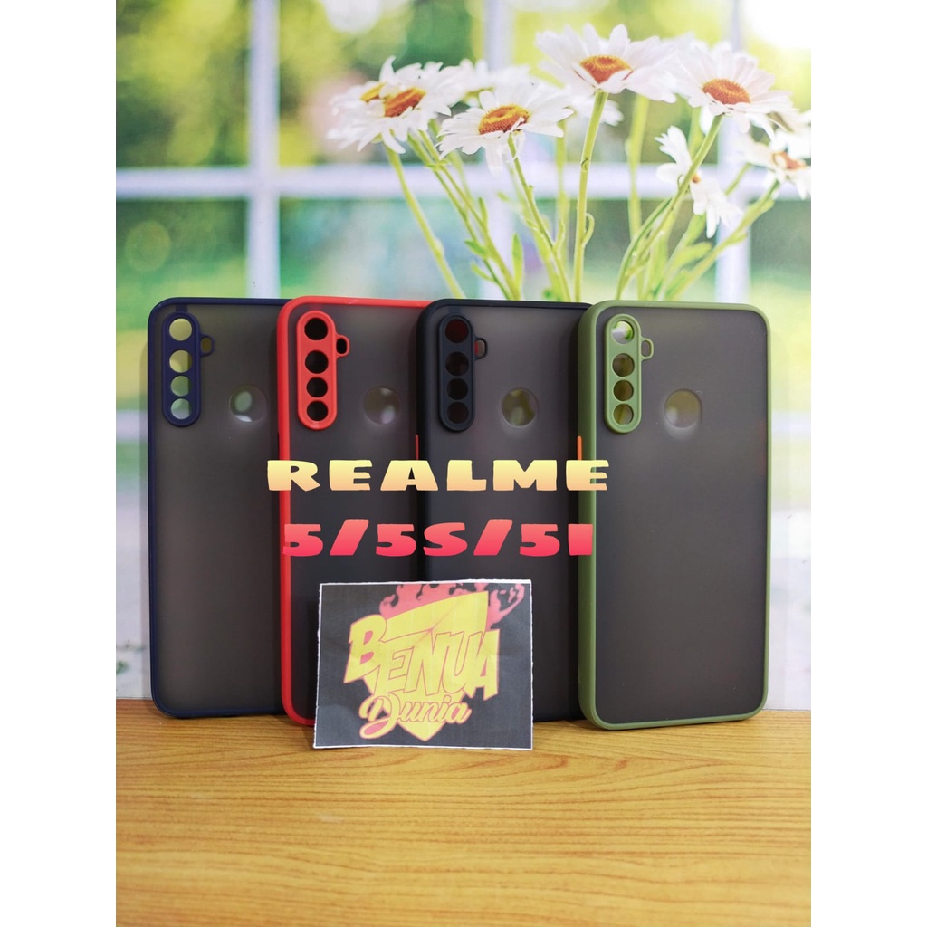 CASE REALME 5/5I/5S - CASE DOVE MY CHOICE PLUS RING KAMERA REALME 5/5I/5S - BD