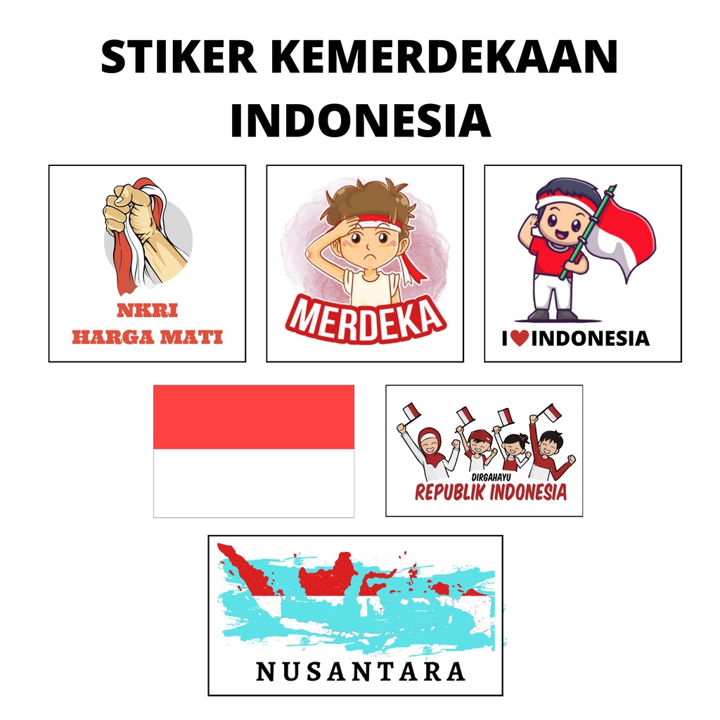 

STIKER EDISI KEMERDEKAAN 17 AGUSTUS INDONESIA CUTTING DAN ANTI AIR