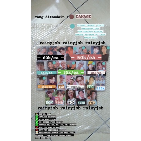 WTS PC SEVENTEEN HOSHI MINGYU WONWOO ONE SIDE BESIDE OTHER SIDE YOUR CHOICE PAJAMA BOTTOM OP1 OP2 AT