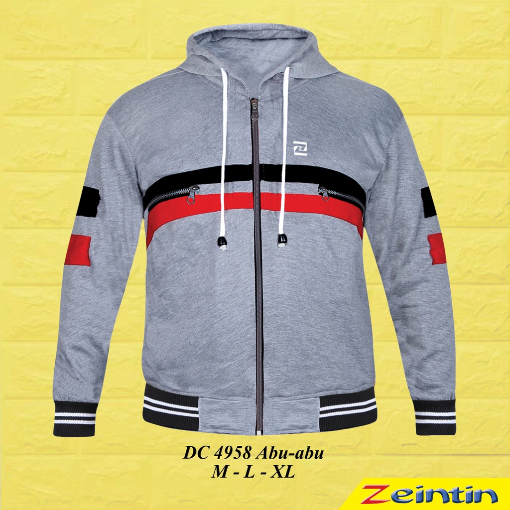 Zeintin - Jaket Pria Sweater Pria Hoodie Jaket Fashion Bahan Synthetic Wool DC