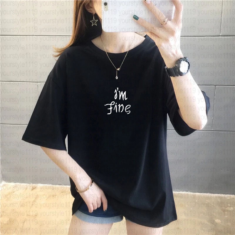 YOURSTYLE1119 - KAOS I'M FINE SAVE ME LEBARAN KEKINIAN TERLARIS KEREN UNISEX OVERSIZE