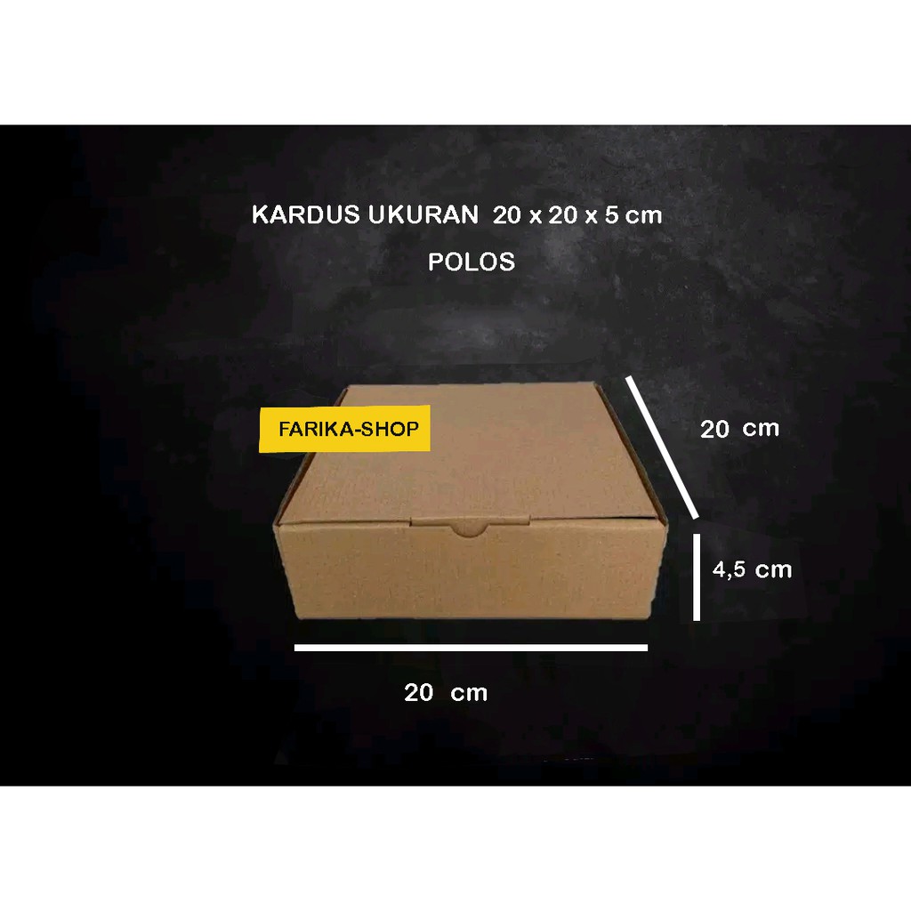 

Kardus 20x20x4,5 cm / Kardus Box Karton Polos / Kardus Pizza Polos isi 25 pcs