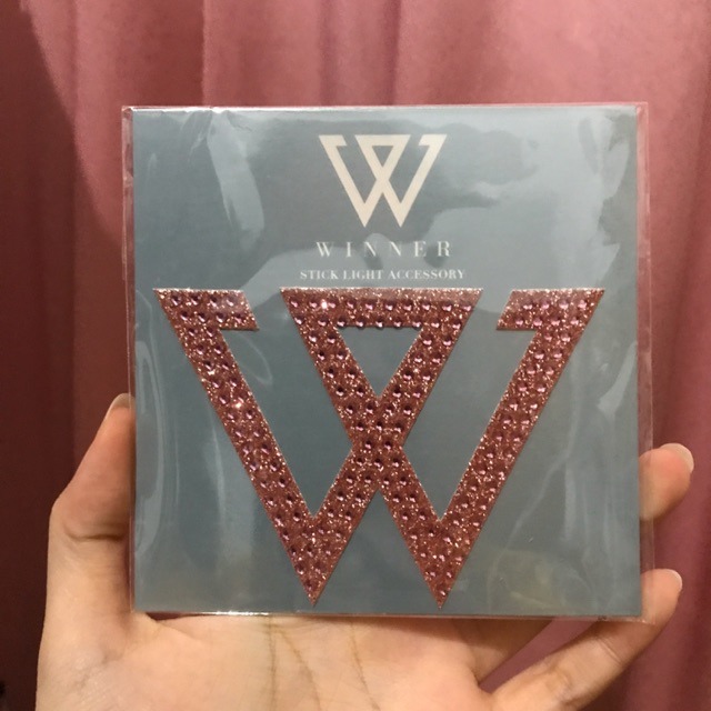 WINNER JAPAN OFFICIAL GOODS MERCHANDISE GLITTER STICKER SEUNGHOON HOONY VER PINK LIGHTSTICK