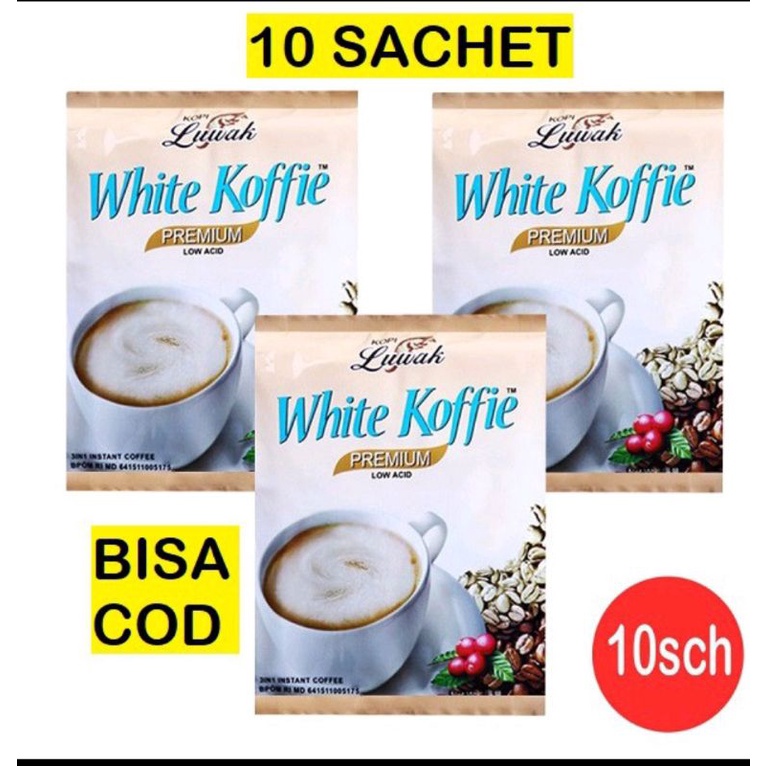 

1 rcg kopi luwak white koffie original 10 bungkus