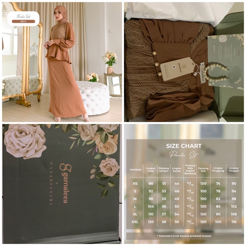 READY PAULA ONE SET SIZE S MILO BY GAMALEEA