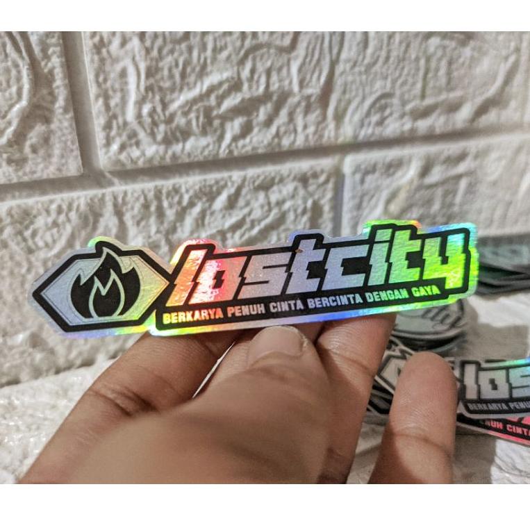 

Belanja Sekarang Custom Sticker Vinyl Stiker Hologram A3 Logo Toko Bengkel Komunitas Thailook LAY PR