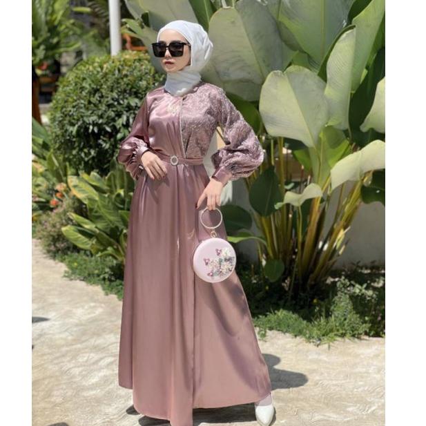 LAJOREE Tas Pesta Mewah Circle Motif Bunga Elegan SlingBag Bulat Wanita Import Ibu Ibu Kondangan Clu