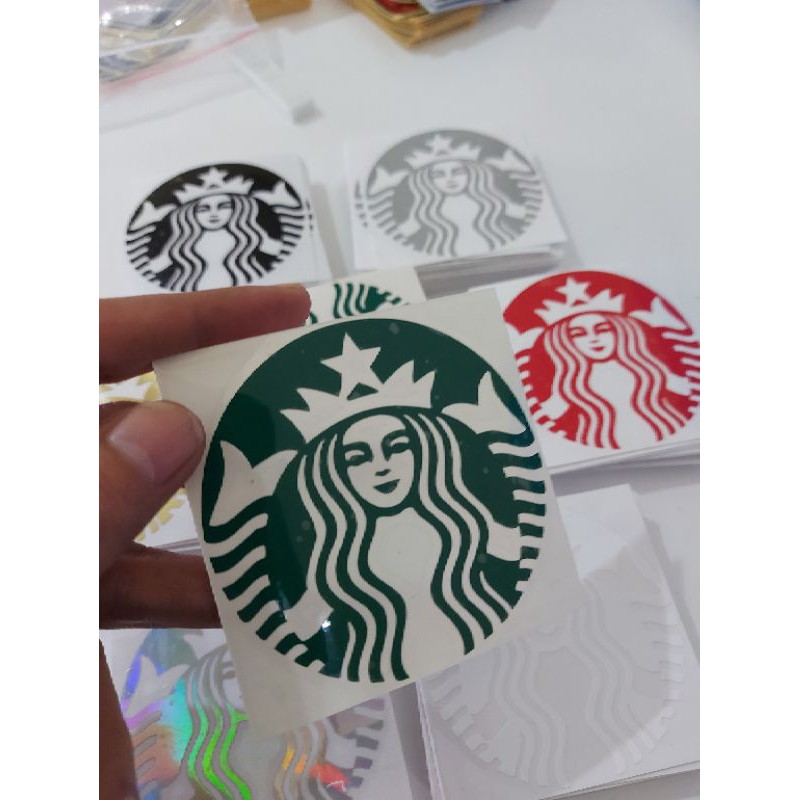 

Sticker Stiker Logo Starbucks Cutting