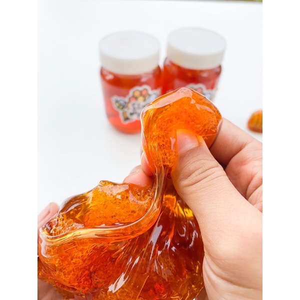 SLIME MADU BY SLIME BINTARO FREE ACTIVATOR || HONEY SLIME || SLIME MURAH SLIME LUCU CLEAR SLIME