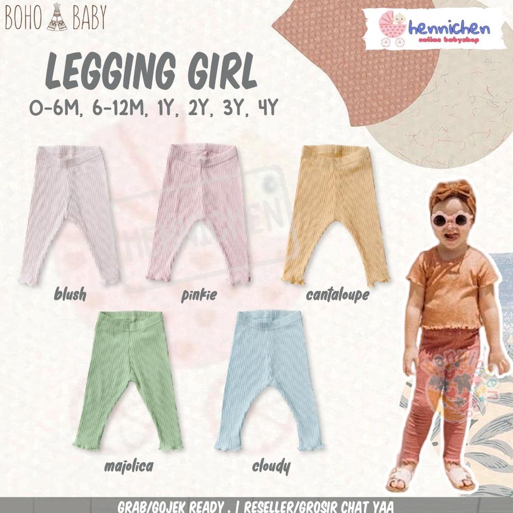 Bohopanna Boho Baby Bohobaby Legging Girl 0-1 Tahun / Bohobaby Legging Reeb Girl