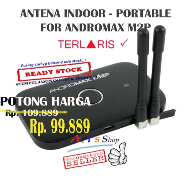 Antena Indoor Portable Modem WiFi Smartfren Andromax M2P