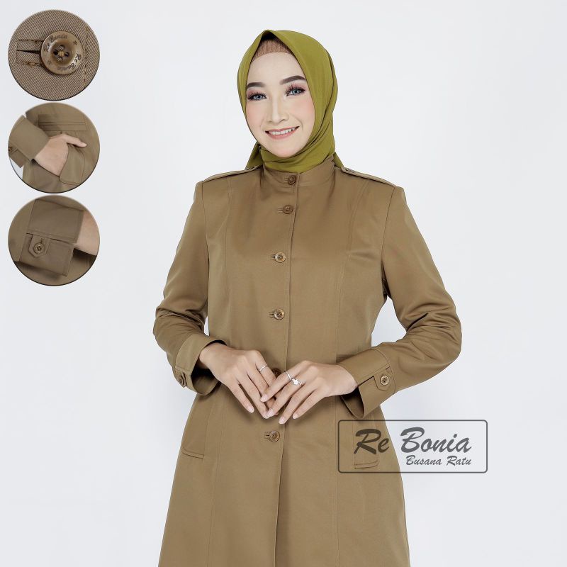 blazer Pemda tua seragam dinas ASN blazer rebonia