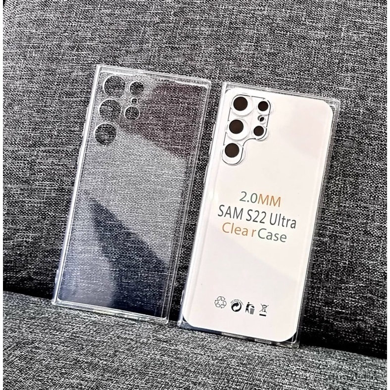 CLEAR CASE 2MM ORIGINAL ANTI SHOCK CASE SAMSUNG GALAXY S22 S22plus S22ultra S21fe