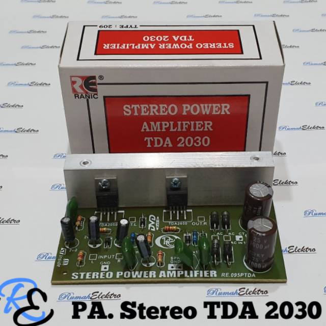Power Amplifier Stereo TDA 2030