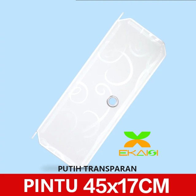 Ekaisi Pintu untuk rak sepatu plastik rak susun serbaguna 45x17cm