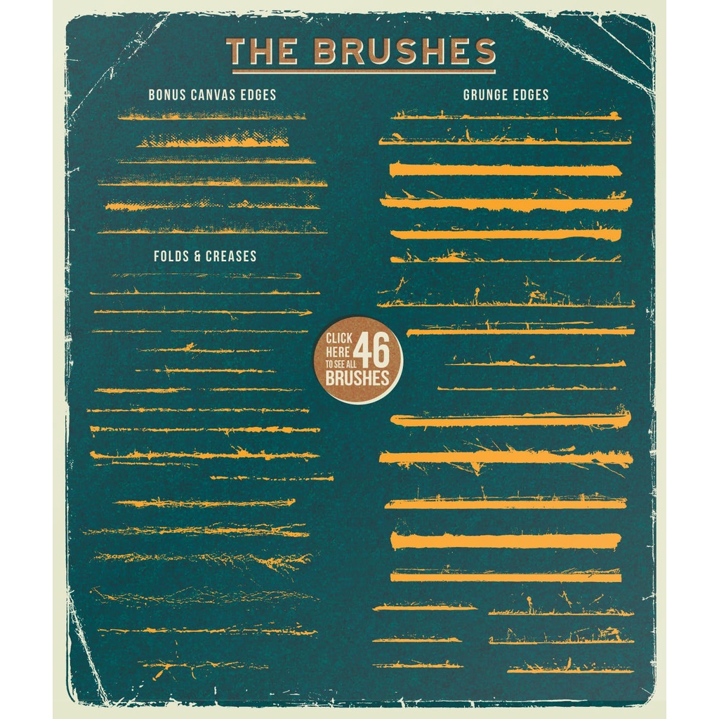 Vintage Vector Edge Brushes